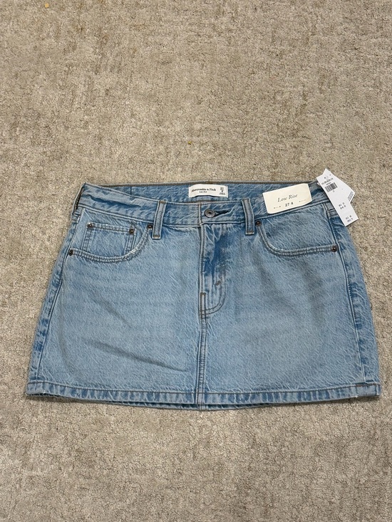 Abercrombie & Fitch Dresses & Skirts - Abercrombie and fitch Light Blue Denim Mini Skirt - Low Rise